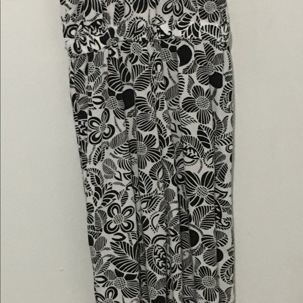 Black and white romper